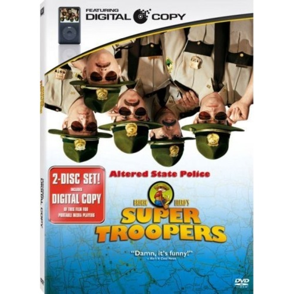 Super Troopers Altered State Police DVD 2-Disc Set Broken Lizard Comedy Movie